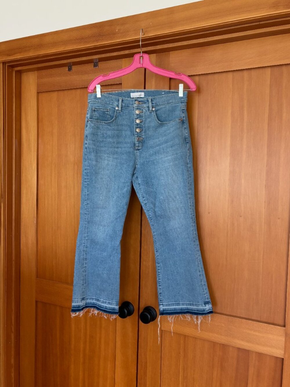 Loft kick crop jeans